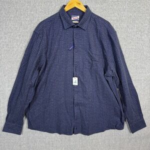 Johnnie-O Hangin' Out Button Down Shirt Ski Novelty Flannel LS Sz‎ 2XL